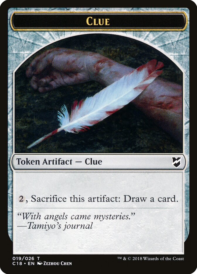 Clue, Commander 2018 Tokens · 019