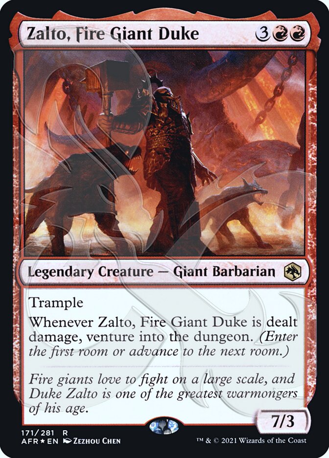 Zalto, Fire Giant Duke, Adventures in the Forgotten Realms Promos · 171a