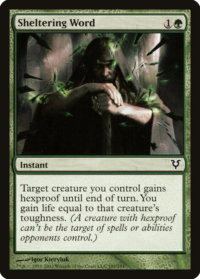 Sheltering Word, Avacyn Restored · 192/244