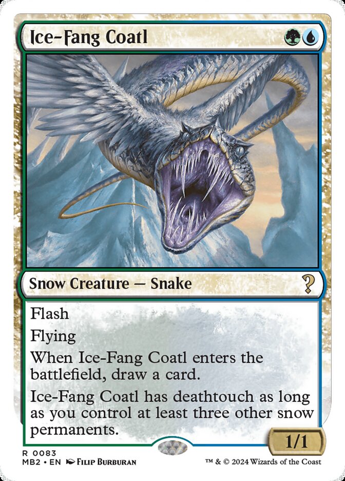 Ice-Fang Coatl, Mystery Booster 2 · 0083