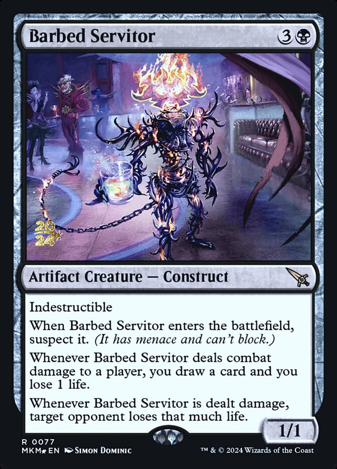 Barbed Servitor, Murders at Karlov Manor Promos · 0077
