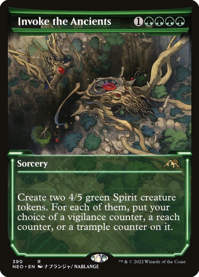 Invoke the Ancients, Kamigawa: Neon Dynasty · 390
