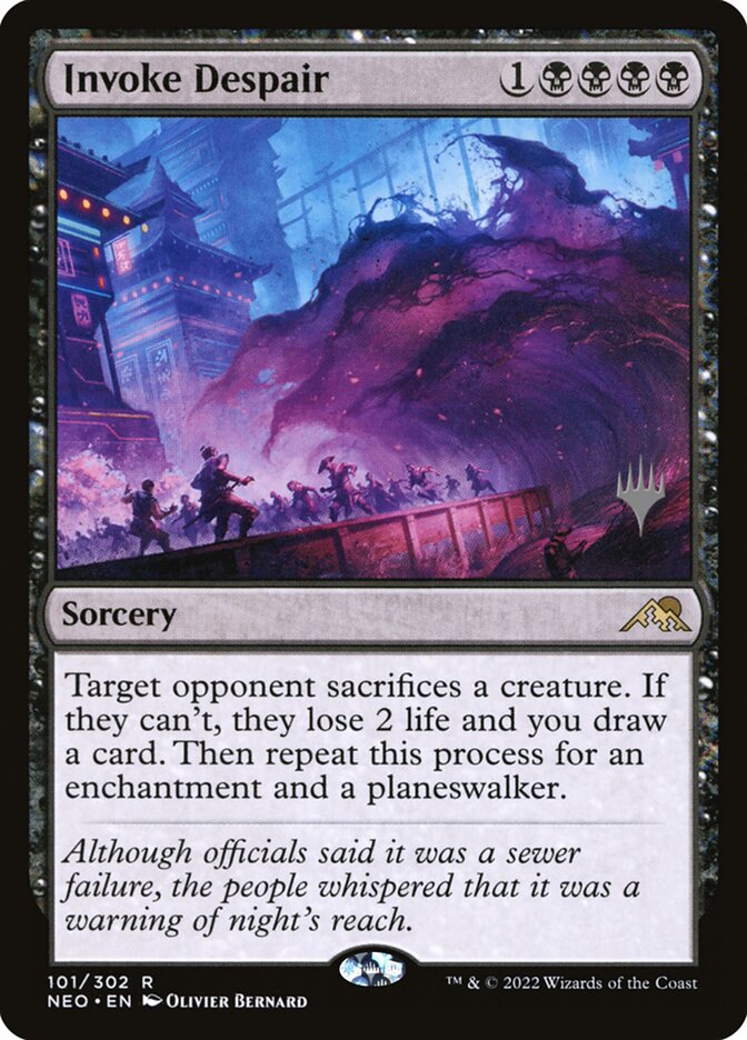 Invoke Despair, Kamigawa: Neon Dynasty Promos · 101/302