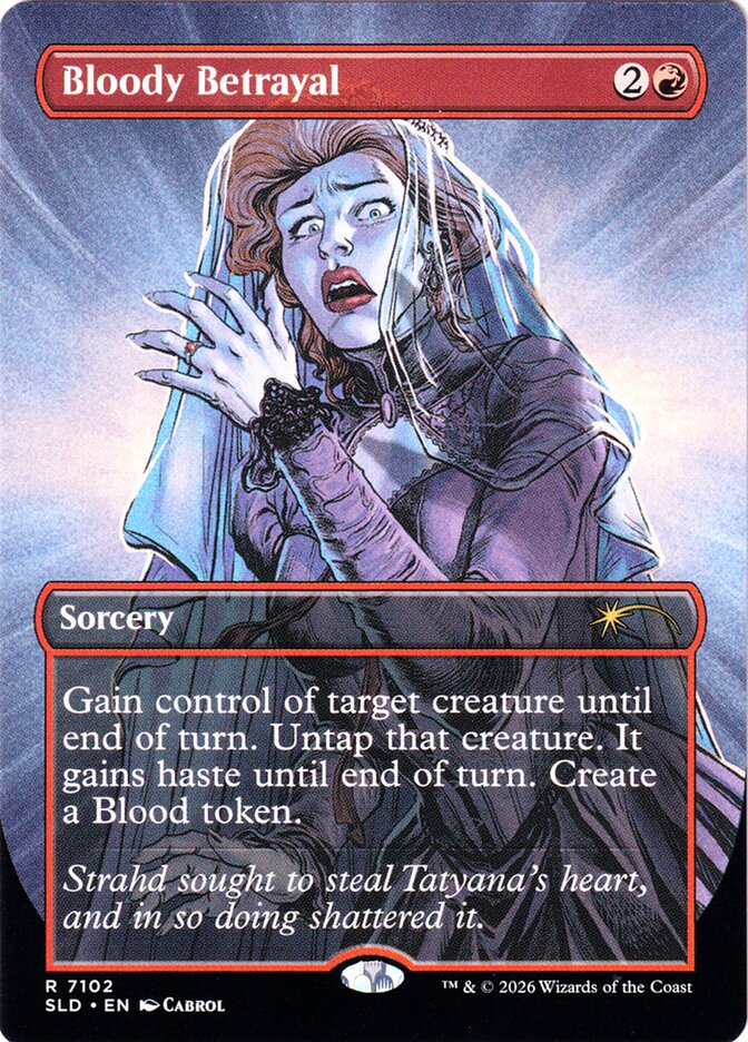 Bloody Betrayal, Secret Lair Drop · 7102