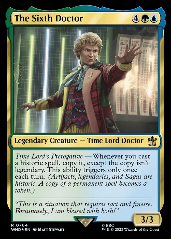 The Sixth Doctor, Doctor Who · 0764