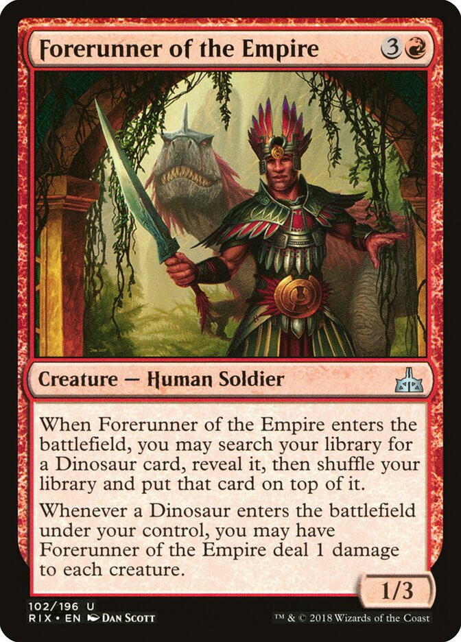 Forerunner of the Empire, Rivals of Ixalan · 102/196