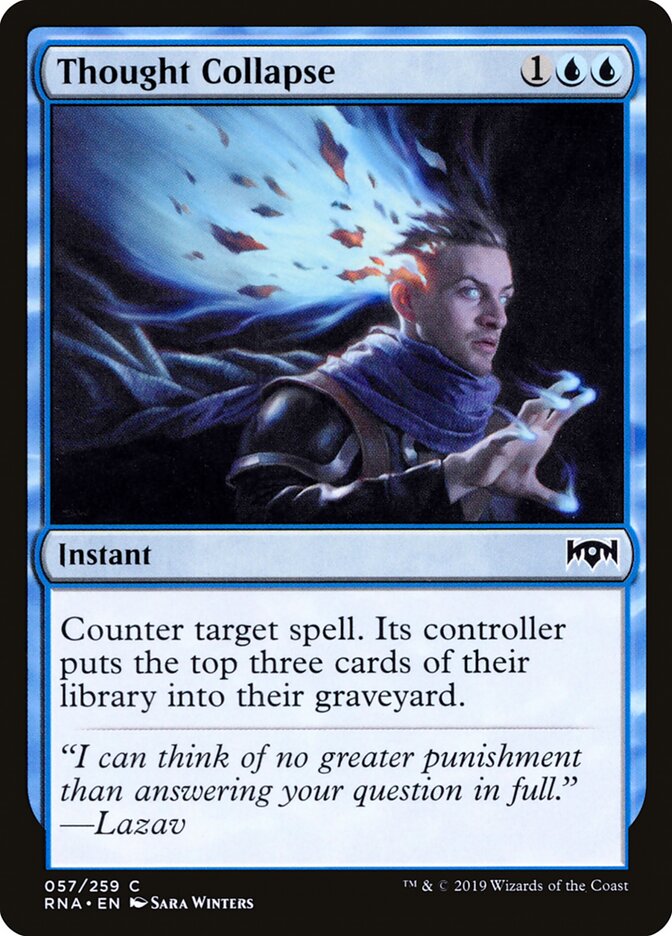 Thought Collapse, Ravnica Allegiance · 057/259