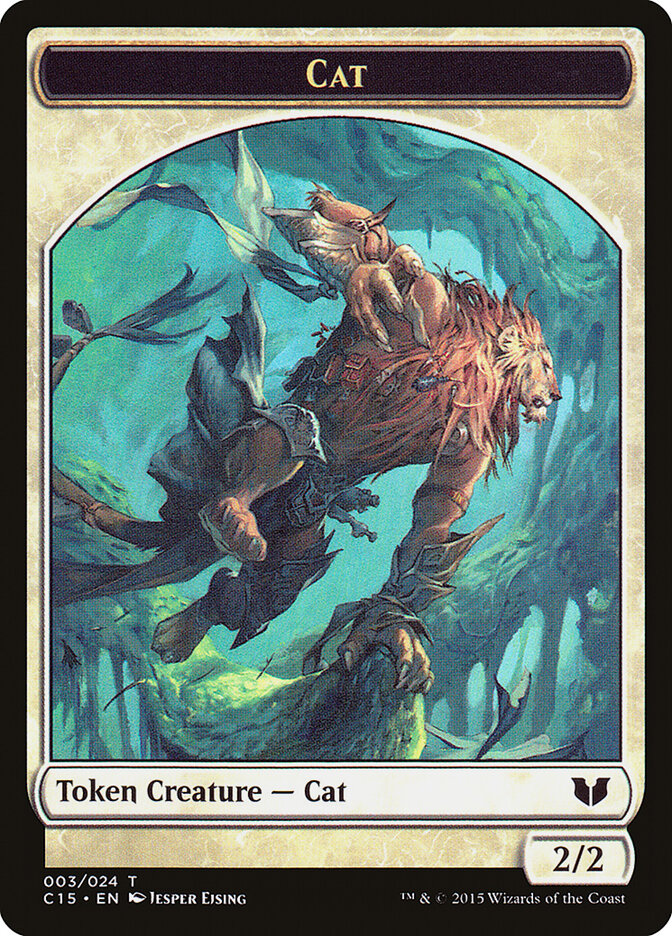 Cat, Commander 2015 Tokens · 003