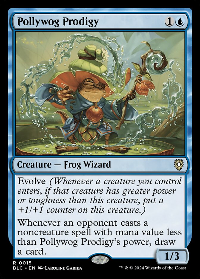 Pollywog Prodigy, Bloomburrow Commander · 0015