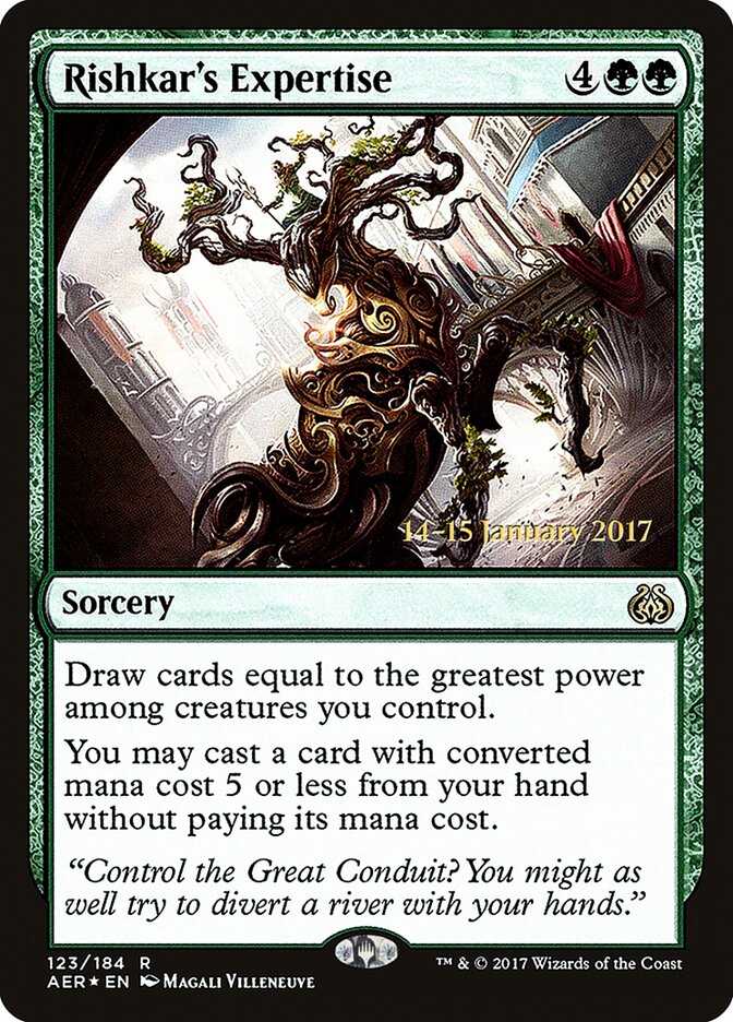 Rishkar's Expertise, Aether Revolt Promos · 123/184