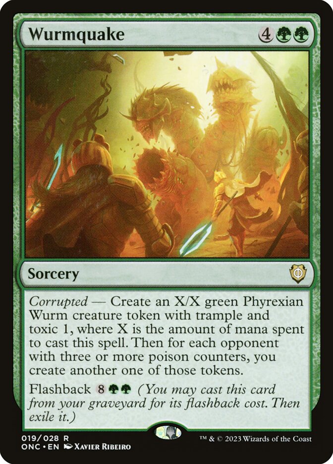 Wurmquake, Phyrexia: All Will Be One Commander · 019/028