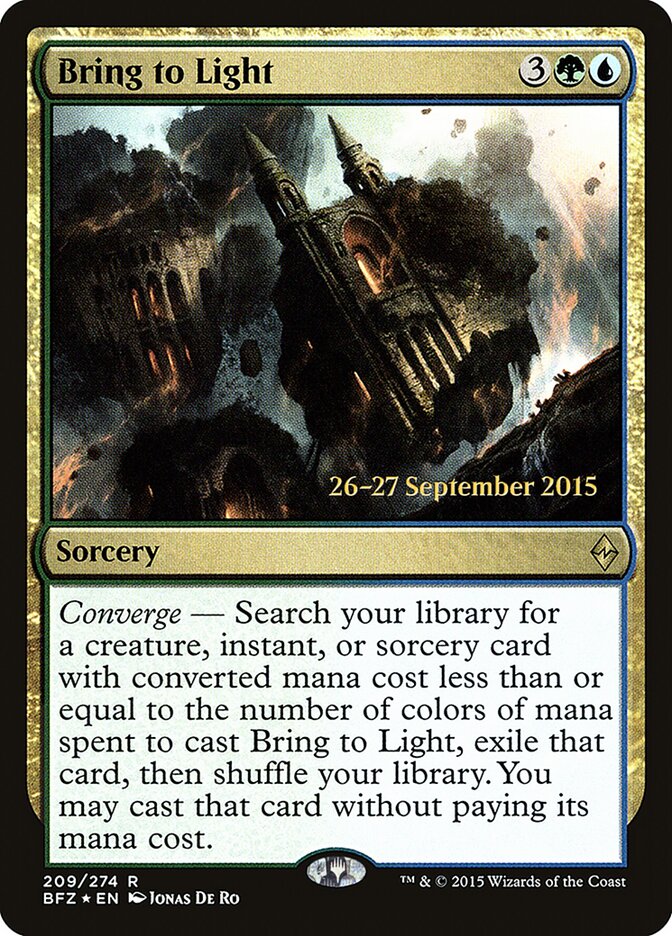 Bring to Light, Battle for Zendikar Promos · 209/274