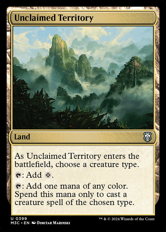 Unclaimed Territory, Modern Horizons 3 Commander · 0399