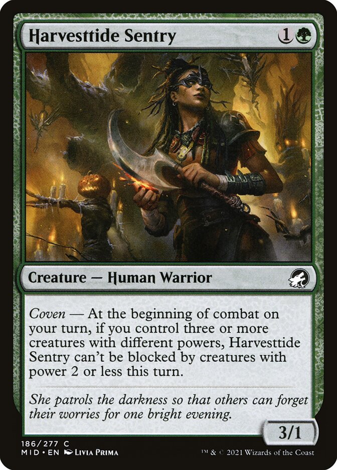 Harvesttide Sentry, Innistrad: Midnight Hunt · 186/277