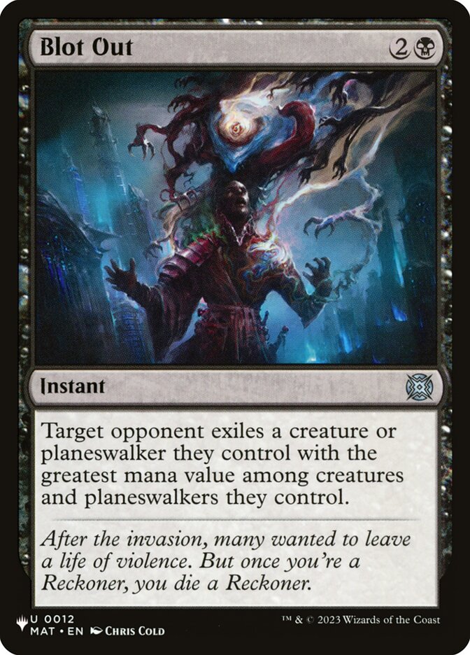 Blot Out, The List · mat-12