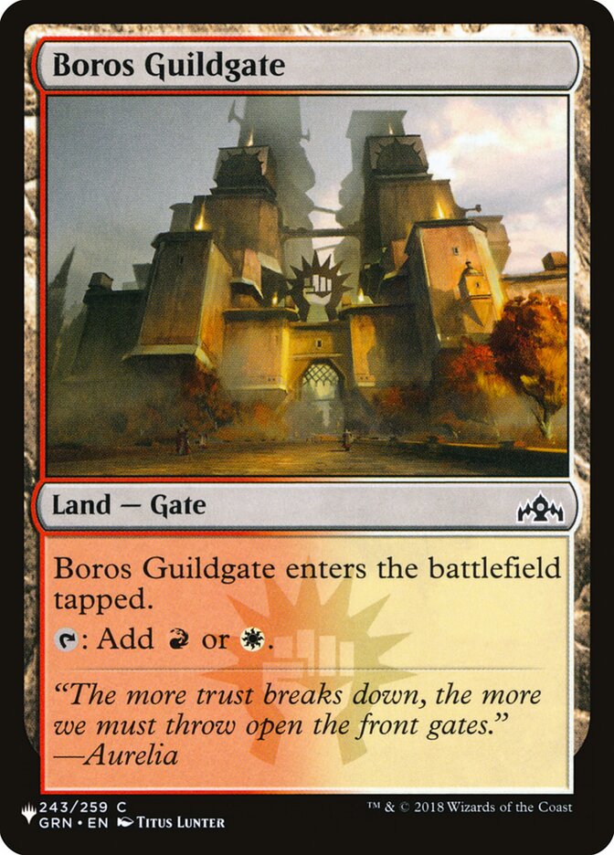 Boros Guildgate, The List · grn-243