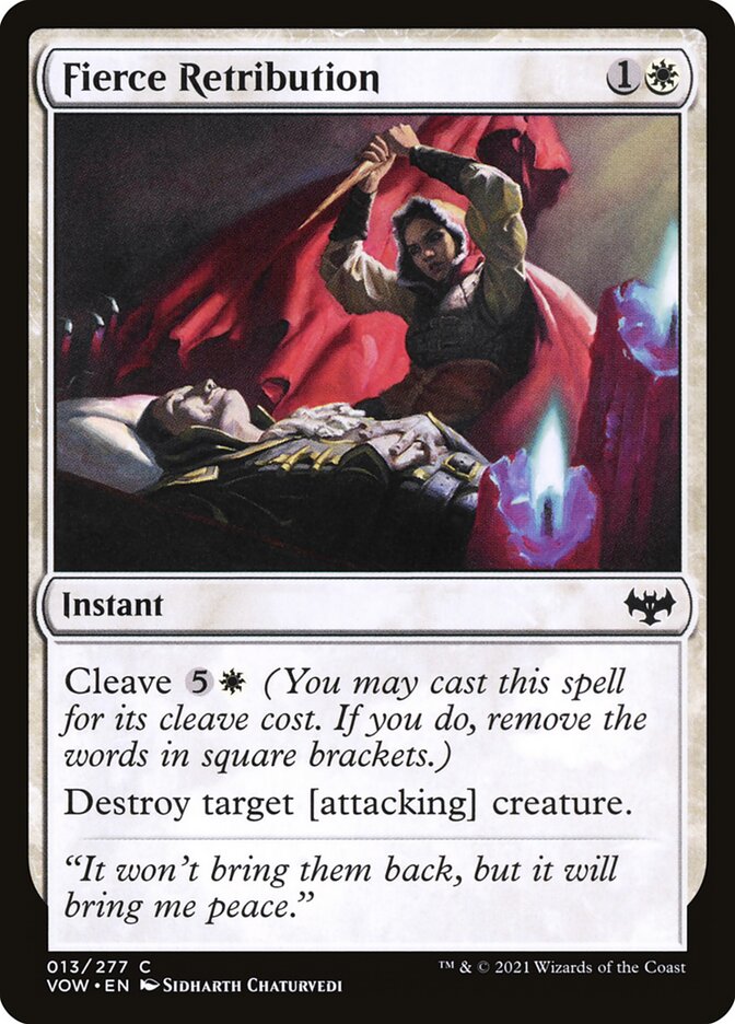 Fierce Retribution, Innistrad: Crimson Vow · 013/277