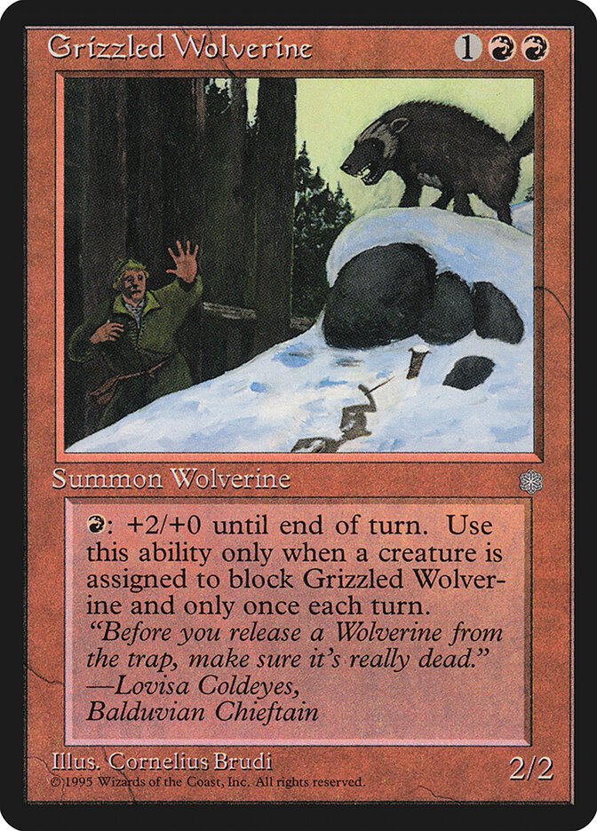 Grizzled Wolverine, Ice Age · 192