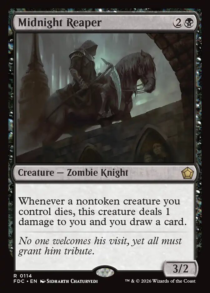 Midnight Reaper, Foundations Commander · 0114