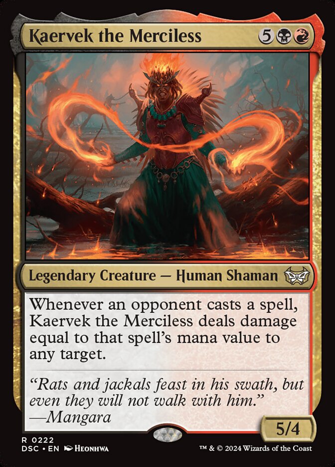 Kaervek the Merciless, Duskmourn: House of Horror Commander · 0222