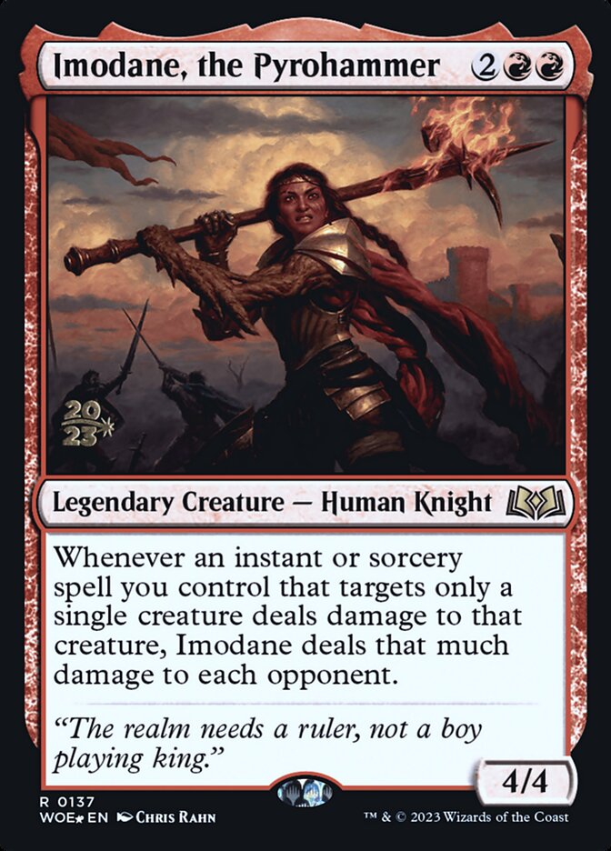 Imodane, the Pyrohammer, Wilds of Eldraine Promos · 0137