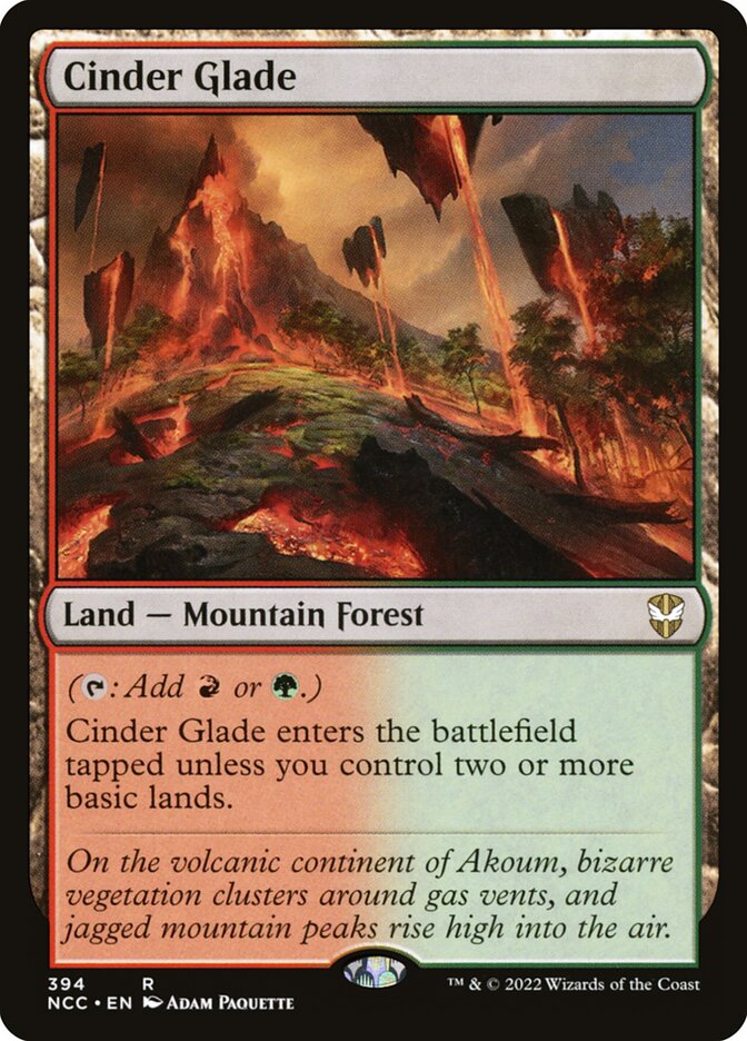 Cinder Glade, New Capenna Commander · 394