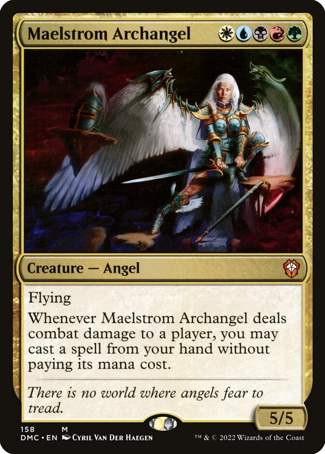 Maelstrom Archangel, Dominaria United Commander · 158
