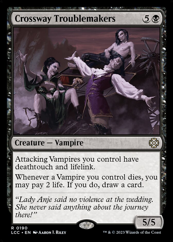Crossway Troublemakers, The Lost Caverns of Ixalan Commander · 0190