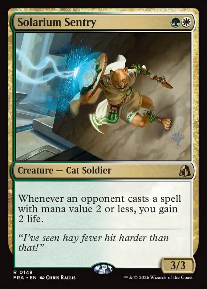 Solarium Sentry, Reality Fracture Promos · 0148