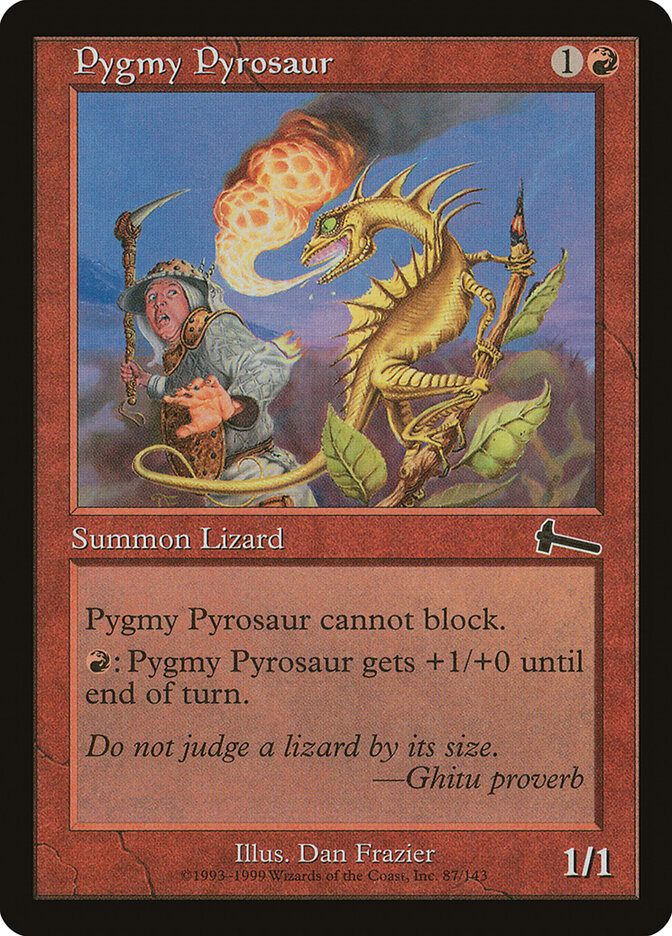 Pygmy Pyrosaur, Urza's Legacy · 87/143