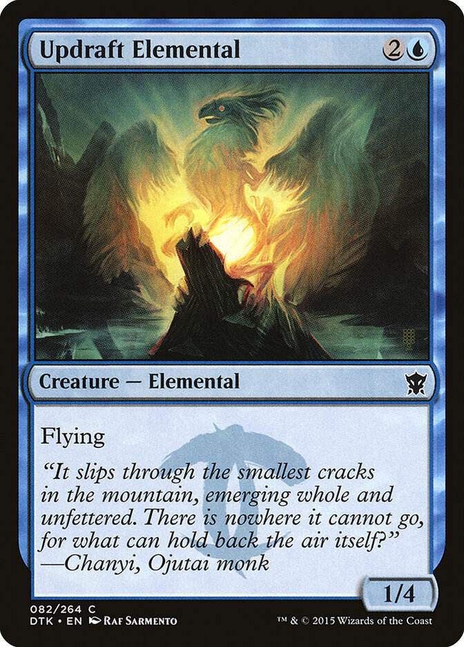 Updraft Elemental, Dragons of Tarkir · 082/264