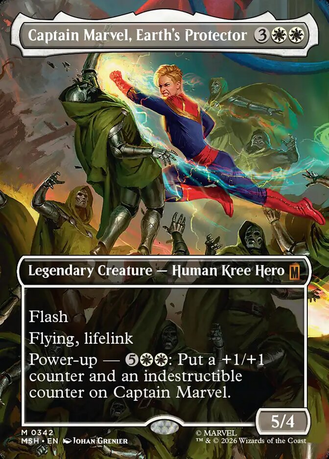 Captain Marvel, Earth's Protector, Marvel Super Heroes · 0342