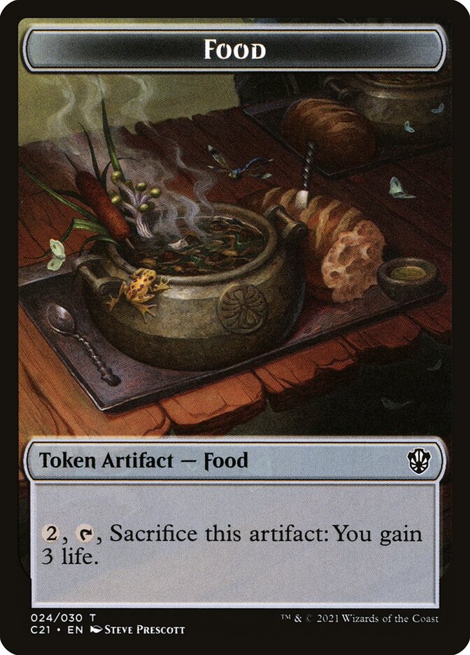 Food, Commander 2021 Tokens · 024