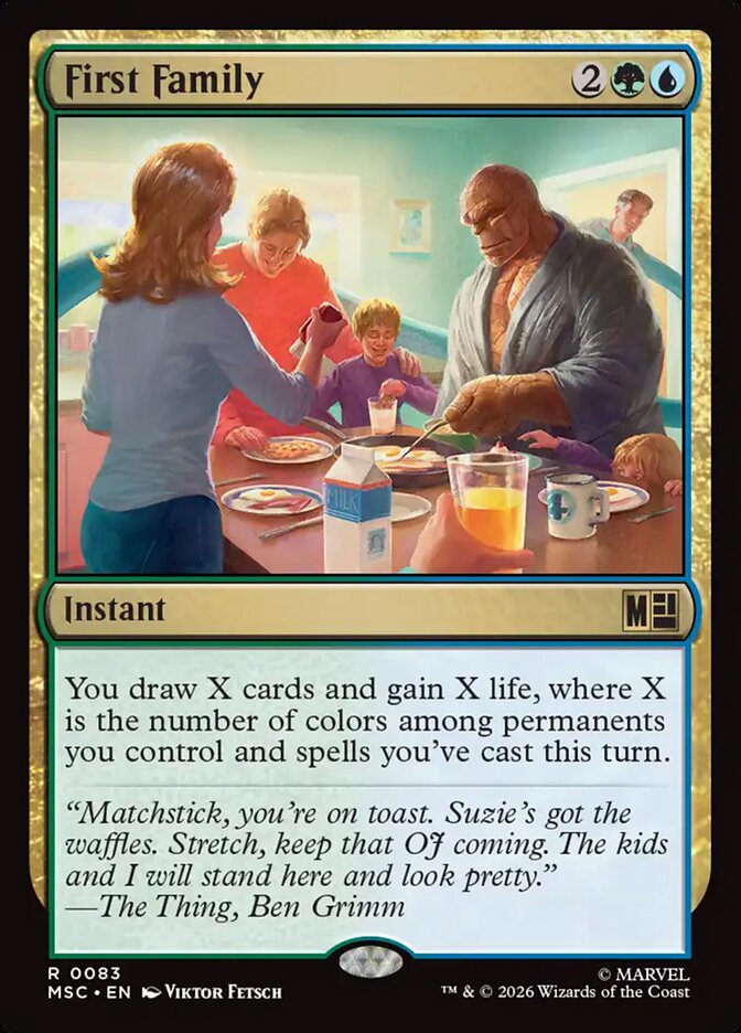 First Family, Marvel Super Heroes Commander · 0083