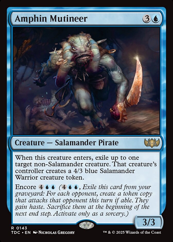 Amphin Mutineer, Tarkir: Dragonstorm Commander · 0143