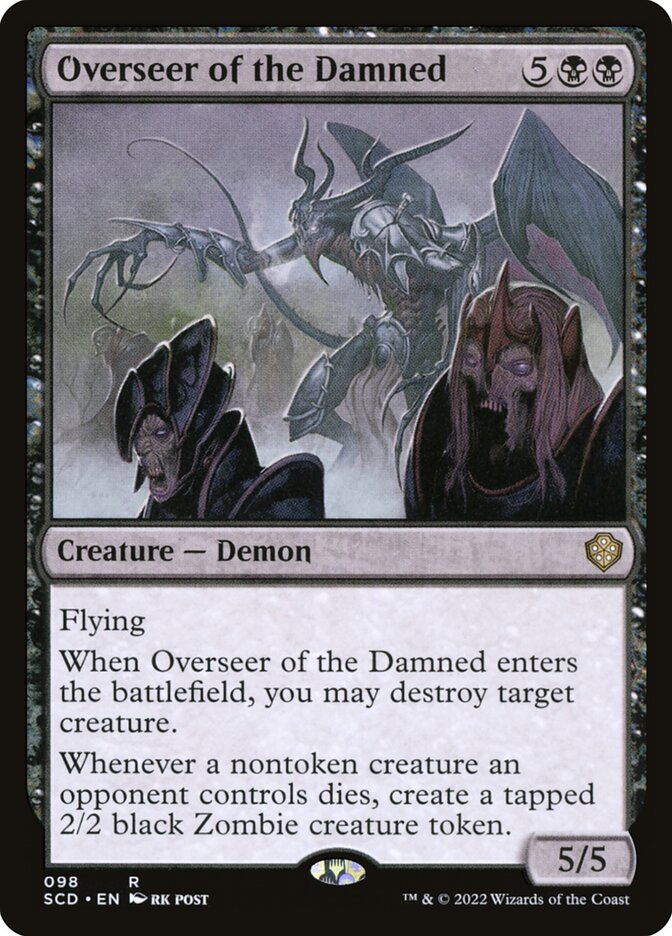 Overseer of the Damned, Starter Commander Decks · 098