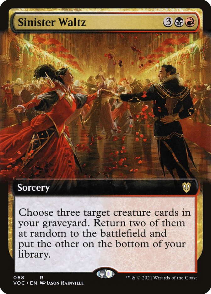 Sinister Waltz, Crimson Vow Commander · 068