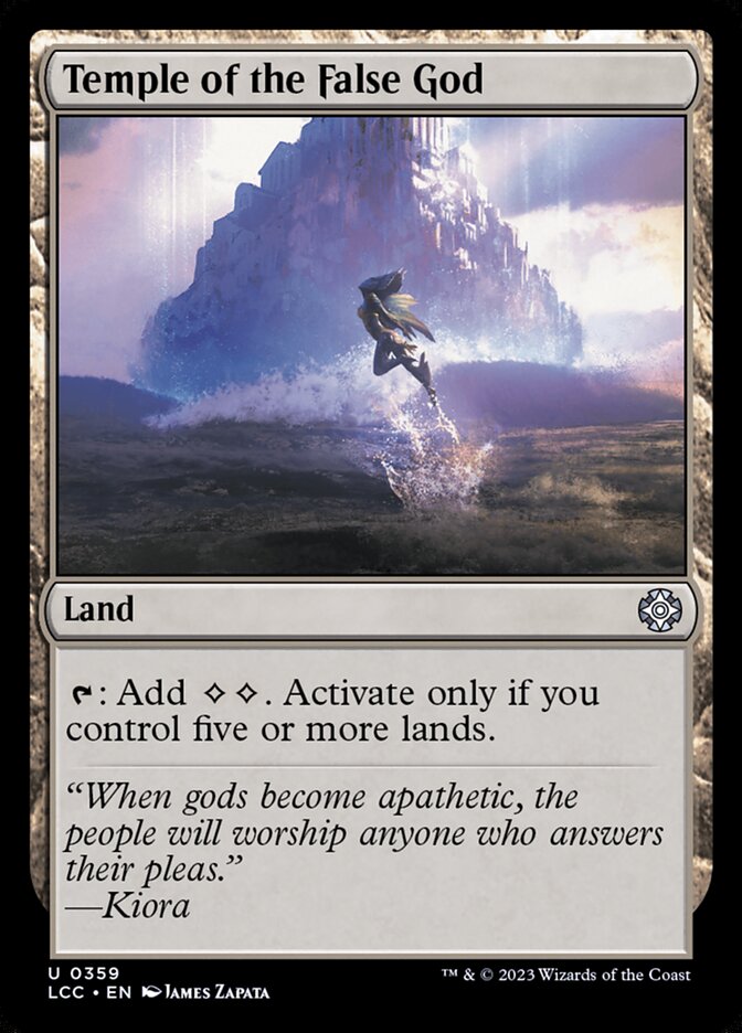 Temple of the False God, The Lost Caverns of Ixalan Commander · 0359