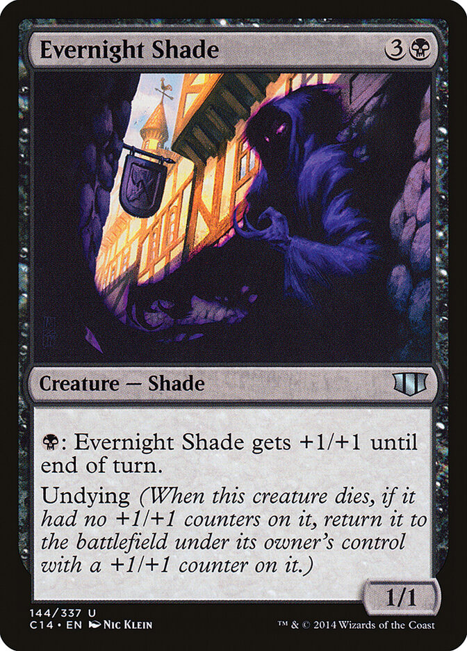 Evernight Shade, Commander 2014 · 144/337