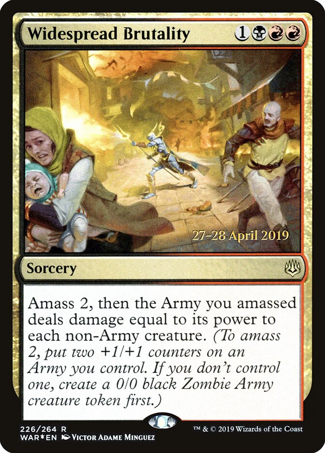 Widespread Brutality, War of the Spark Promos · 226/264