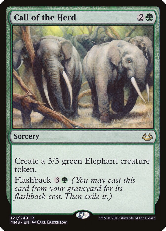 Call of the Herd, Modern Masters 2017 · 121/249