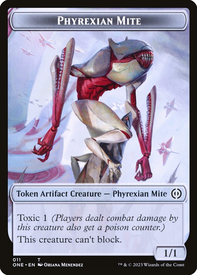 Phyrexian Mite, Phyrexia: All Will Be One Tokens · 011