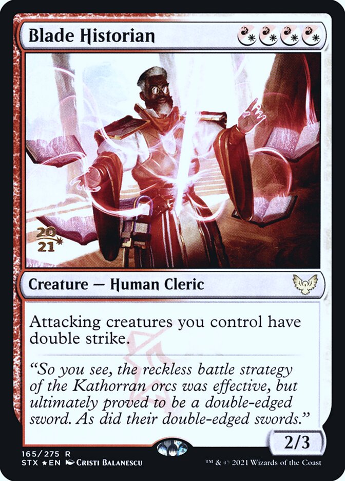 Blade Historian, Strixhaven: School of Mages Promos · 165/275