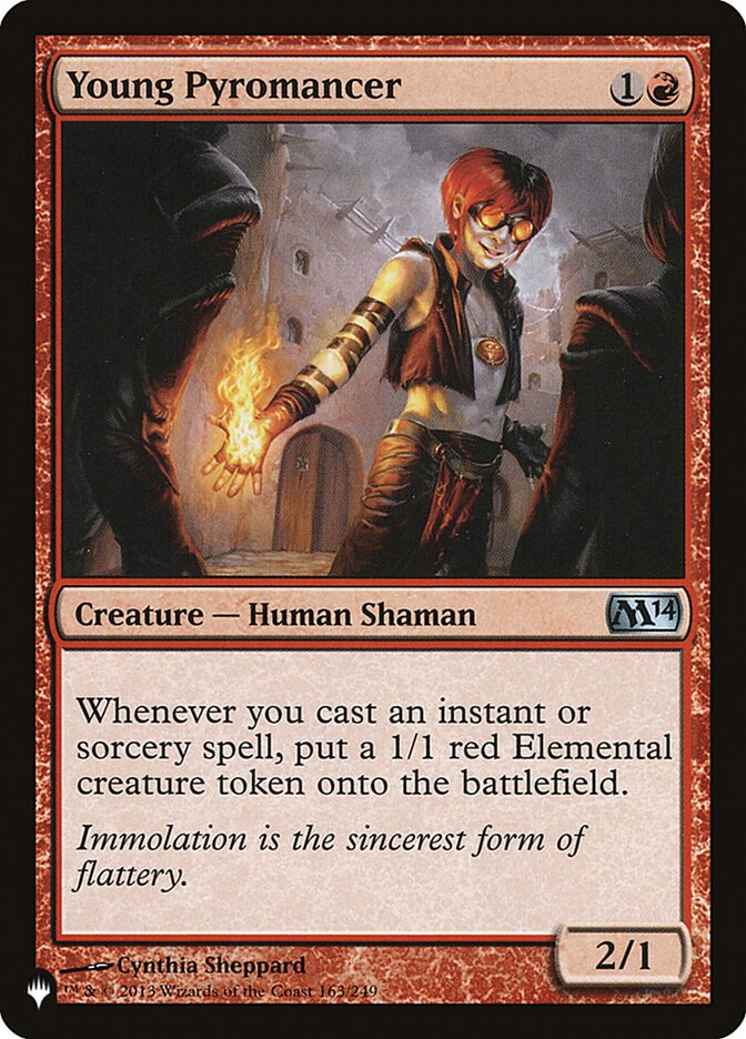 Young Pyromancer, The List · m14-163