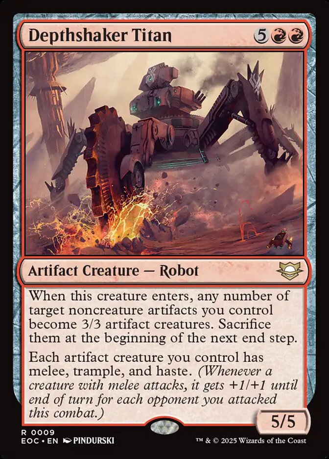 Depthshaker Titan, Edge of Eternities Commander · 0009