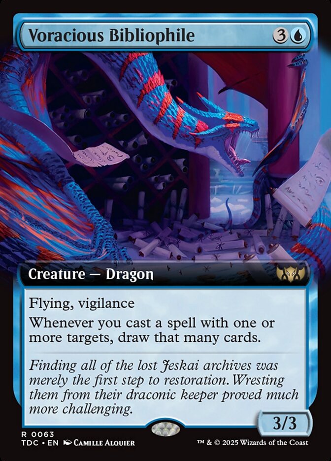 Voracious Bibliophile, Tarkir: Dragonstorm Commander · 0063