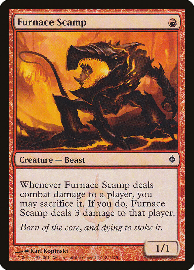 Furnace Scamp, New Phyrexia · 84/175