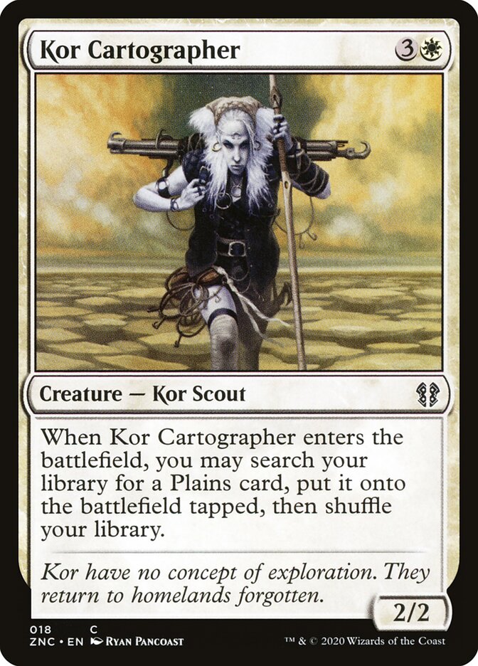 Kor Cartographer, Zendikar Rising Commander · 018