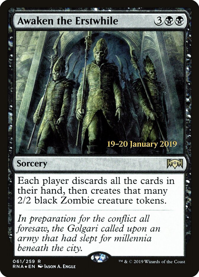 Awaken the Erstwhile, Ravnica Allegiance Promos · 061/259