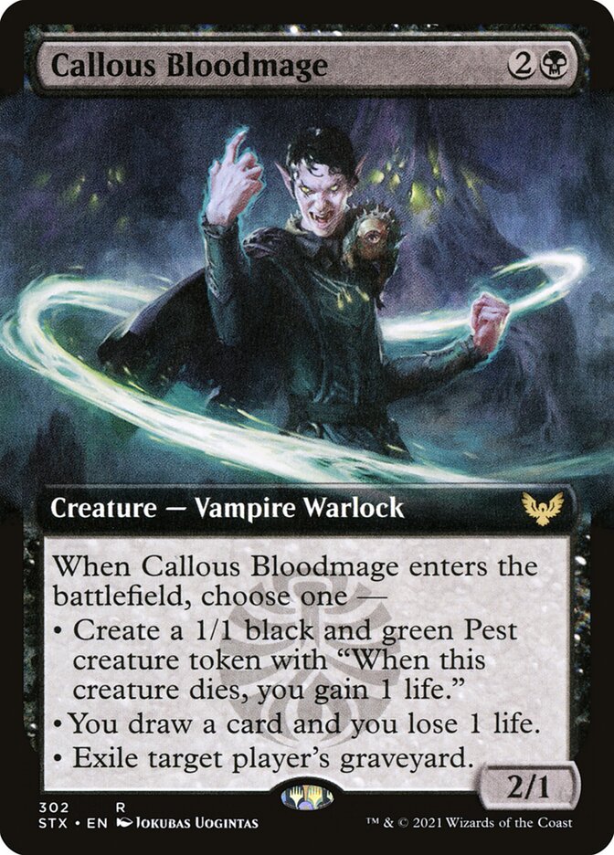 Callous Bloodmage, Strixhaven: School of Mages · 302